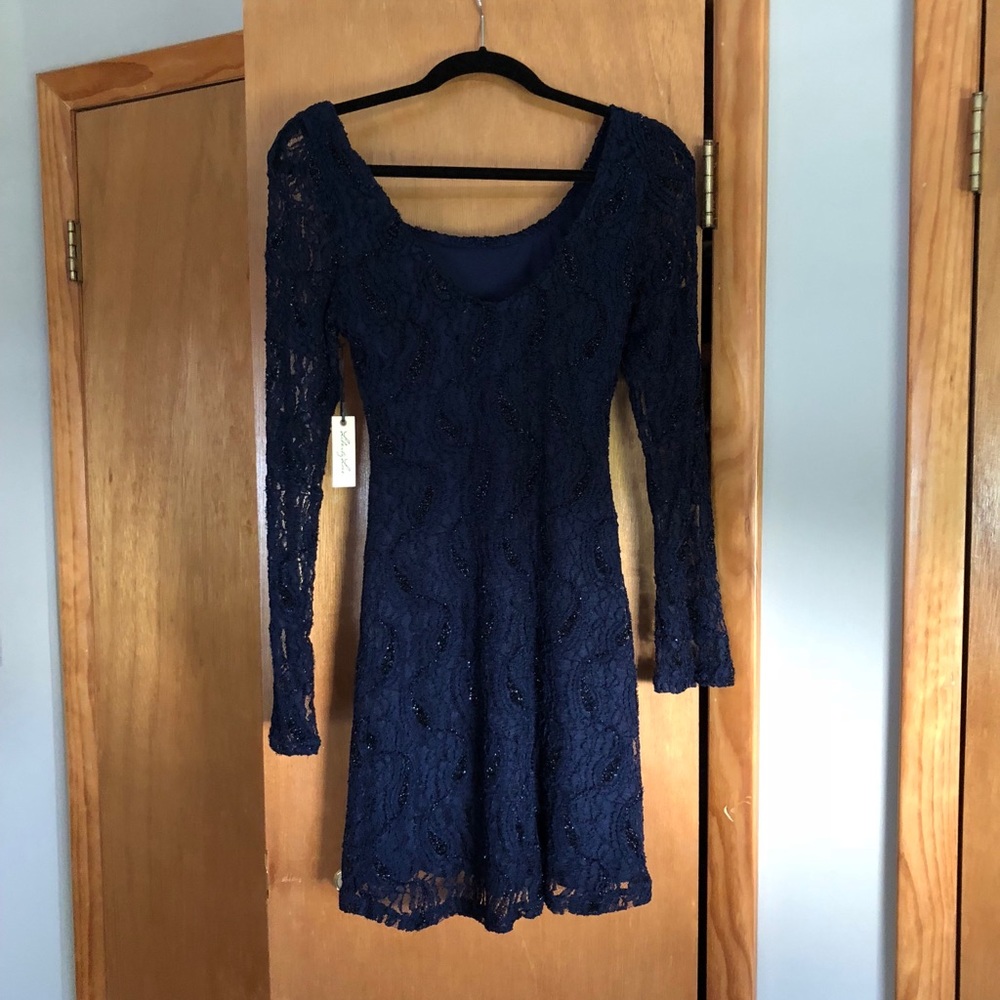 Navy Blue Dress